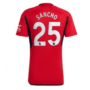 Manchester United Jadon Sancho #25 Domaci Dres 2023-24 Kratak Rukavima